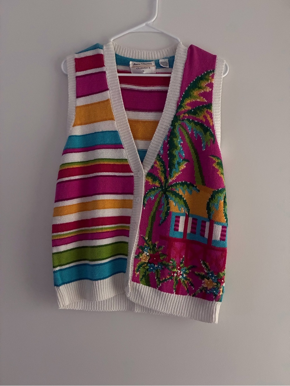 Women’s vintage Palm Beach Sweater Vest